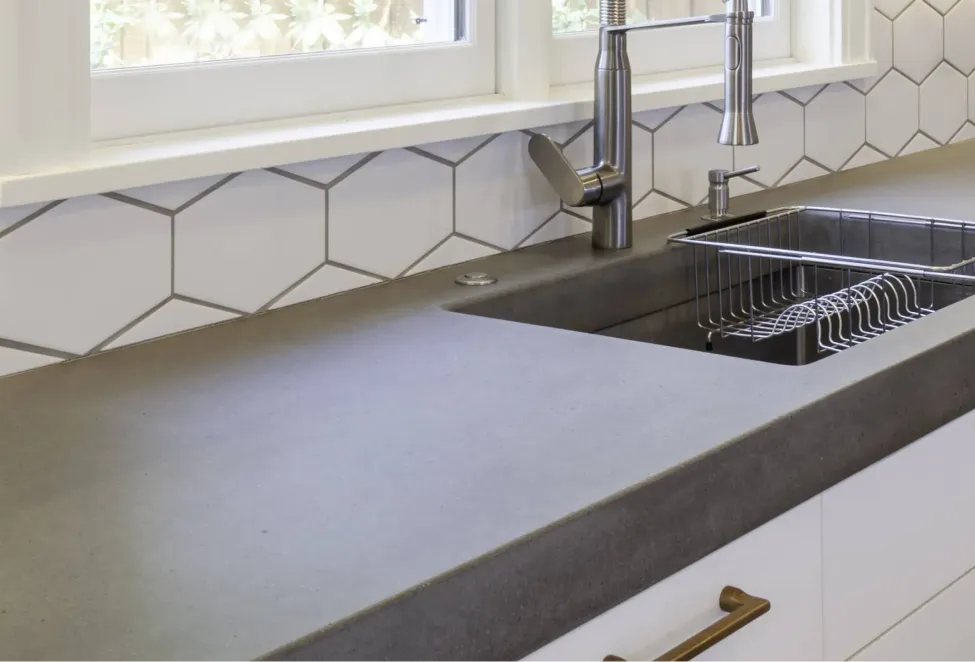 Concrete countertops