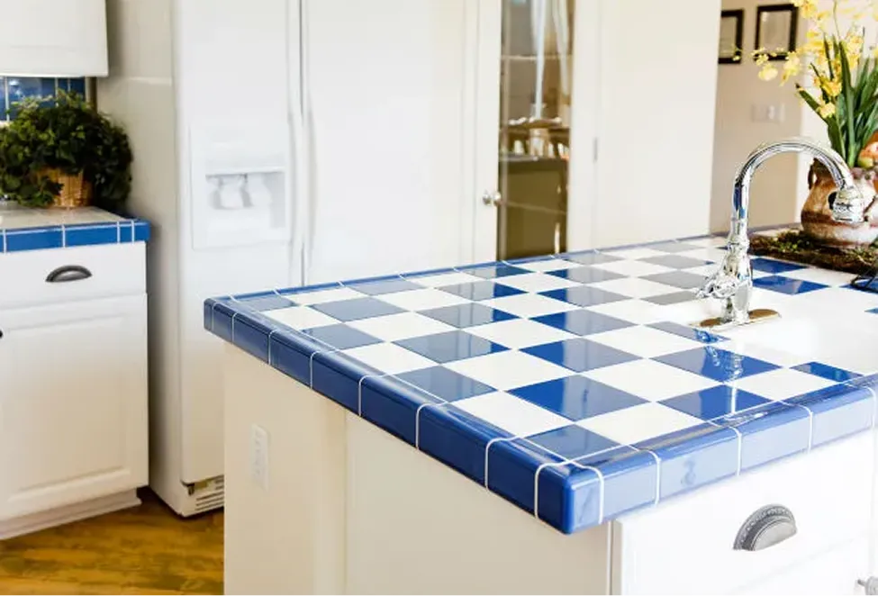 Tile countertops