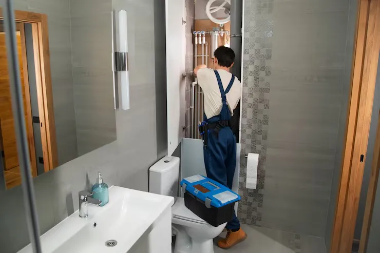 Plumbing fixture installation