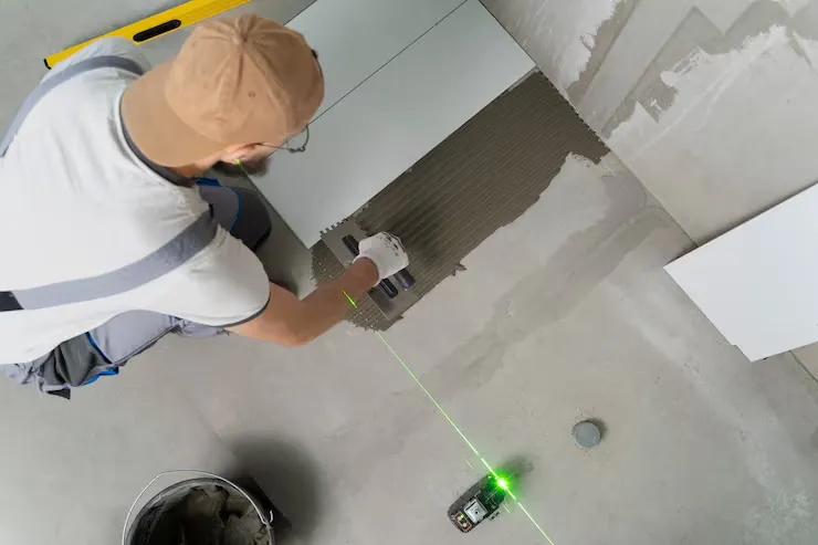 Tile installation and flooring